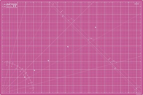 La Canilla Schneidematte A1 Selbstheilend (60x90 cm - 36x24) Cutting Mat Schneideunterlage für Basteln, Nähen, Patchwork | Schneidunterlage Arbeitsunterlage Markiert in Zentimetern und Zoll