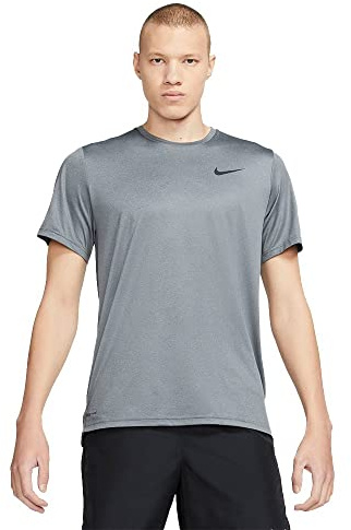 Nike Herren Pro Dri-FIT T-Shirt, Black/Smoke Grey/Heather/Black, M