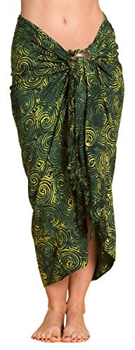 PANASIAM Sarong B004 dark green tones, XL