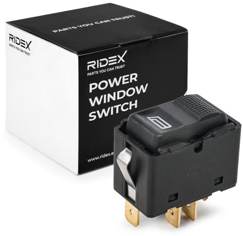 RIDEX 1761S0023 Fensterheberschalter vorne und hinten Anzahl der Steckkontakte: 5 Kompatibel mit AUDI 80 Limousine 8C2, B4 80 89, 89Q, 8A, B3 Cabriolet 8G7, B4 80 Avant 8C5, B4 100 Limousine 4A2, C4