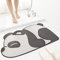 TOKLYUIE Super saugfähige Badematte, niedliche Cartoon-Badezimmer-Eingangs-Anti-Rutsch-Matten, saugfähige Bodenmatten für das Haushaltsbad, schnell trocknender Teppich (60_x_40_cm, Panda)