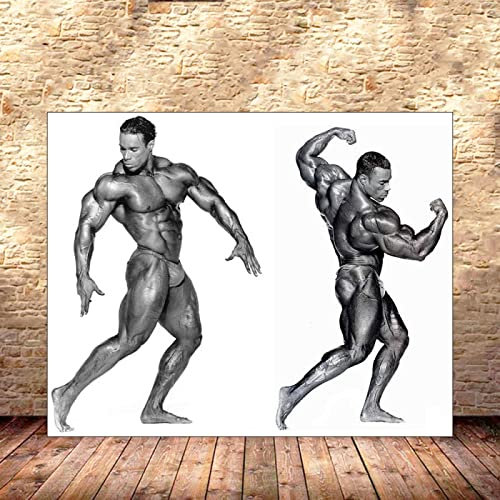 Kevin Levrone Poster Kraftprotz Bodybuilding Poster Trainings Poster Haus Fitness Deko Mann Übungs Motivzitat Gemäldedrucke Inspirierendes Wand Bilder Gym Poster 0318299