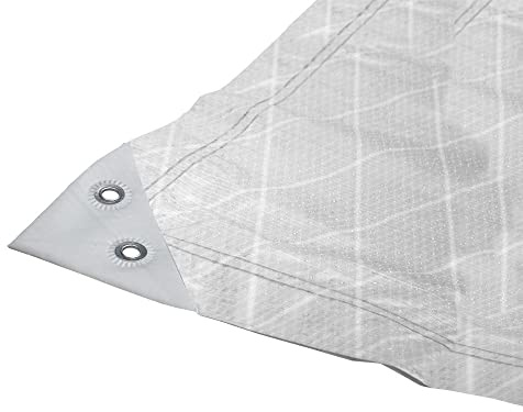Faithfull FAITARPTT85W Tough-Tarp Tarpaulin 120gsm White 8M x 5M (20x13ft)