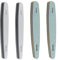 Nagelfeilen 4 Stück Nagelpolierblöcke Professionelle Doppelseitige Nagelfeile 100/180 220/280 Körnung für Acryl Naturgel Nagellack Geeignet für Zuhause Nagelstudio