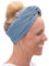 Papierdrachen Musselin Haarband für Damen zum Selbstbinden - Knotenband - Stirnband - Haar Accessoires - Herbst und Sommer - blau - für Frauen