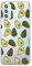 Adolasx Kompatibel für Samsung Galaxy A14 5G 4G Hülle Transparent Silikon Klar Ultra Dünn Slim Lustig Motiv Muster Bumper Hüllen Durchsichtig Handyhülle Case Cover für Mädchen Damen Avocado