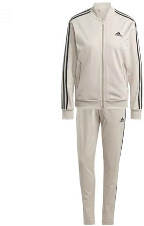adidas IJ8786 W 3S TR TS Tracksuit Damen wonder beige/black Größe 2XL