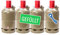 Bluecraft 4 x Camping Propan Gas-Flasche gefüllt - 5kg Eigentum Gasflasche mit Gasregler-Schlüssel + Magnet für Gas-Grill, Gas-Kocher, Wohnwagen, Heizung etc.