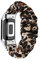 ZUREGO Scrunchie Elastisches Armband für Fitbit Charge 4/Charge 3 Armband, Scrunchie Armband Elastic Watch Band Damen Mädchen bedrucktes Stoffarmband Kompatibel mit Fitbit Charge 4/Charge 3 (I)