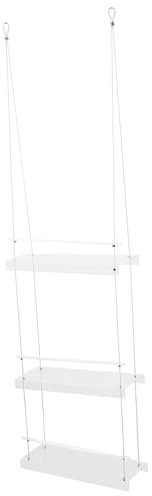 Kisangel Acrylic Hanging Flower Stand Plant Pot Hanger Wall-mounted Window Planter Space Saving Decorative Shelf