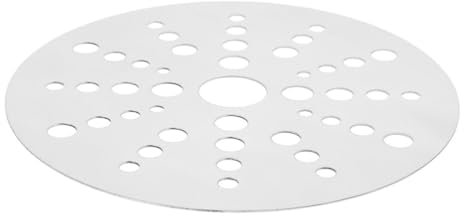 IMIKEYA Heat Diffuser Induction Plate, Stainless Steel Plate Heat Diffuser Cooking Induction Adapter Reducer Flame Guard Simmer Ring Hob Plate for Gas Electric Stove 18cm