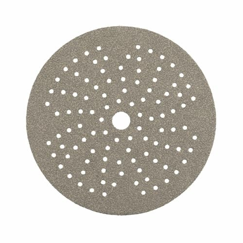 wolfcraft Multi-Loch-Schleifscheibe für Exzenterschleifer 1107000, Ø 125 mm, 80 g, 5 Stück