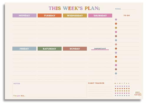 A4 You Got This Weekly Planer-Block