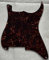 Pick Guard For Fender Stratocaster Strat Blank 4 Screw Guitar Pickguard Scratch Plate (4-Ply Brown Tortoise)