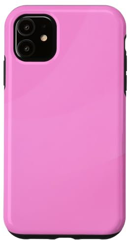 iPhone 11 Minimal Abstract Pastel Pink Art Case