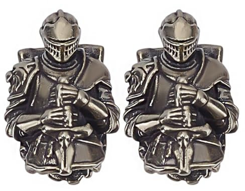 HOBBIESAY 2 Stück Messer Lanyard Perlen EDC Charm Bohrung:6.5x6mm