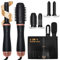 Kocusu 6 in 1 Hairstyler,1000W Airstyler mit Warmluftbürste,Einstellbare Haarstyler mit Rundbürstenföhn,Volumen-Föhnbürste,Thermal Brush,Lockenstab Automatisch,Glättbürste Für Trocknen,Locken,Glätten