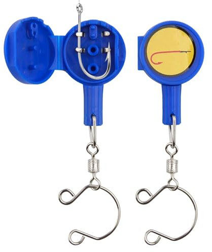 Tiryns 2 Pcs Fishing Knot Tying Tool, Hook Covers with Stainless Steel Trimmer