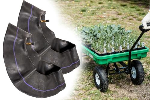 2X Schlauch 3.00 x 8 Zoll, 90° Ventil, Winkelventil für Roller, Kinderwagen, Aufsitzmäher, Rasentraktor, Schubkarre, Anhänger, Sackkarre, Rollwagen, Rollstuhl