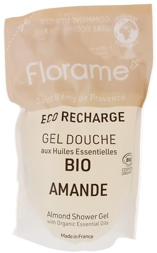 Florame Gel Douche Amande Éco-Recharge Bio 700 ml
