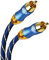 EMK Cable de subwoofer, Cable coaxial digital Cinch Cable de audio chapado en oro RCA para subwoofer, receptor AV, amplificador, cine en casa (macho a macho cable coaxial, 3Ft/1M)
