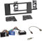 Einbauset: Autoradio 2-DIN Einbaurahmen Radioblende schwarz + JVC Lenkrad Interface Radio Adapter Adapterkabel geeignet für BMW 5er (E39) ab 2001 – 04/2004 Touring mit Soundsystem ohne DSP!