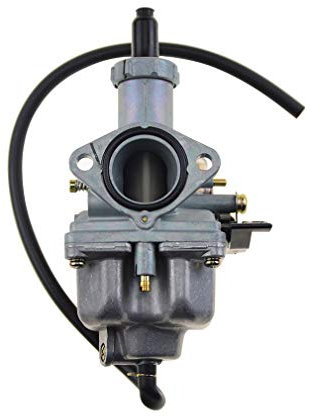 GOOFIT Carburatore Argento Pz26 Da 26mm Sostituzione per 4 Stroke 100cc 110cc 125cc CG125 XF125 Engine 156FM 157FM ATV Quad Pit Bike Moped and Scooter