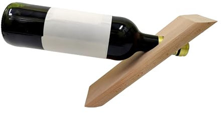 Wooden World - Porte-Bouteille de vin en Bois - Support en Bois Superbe décoration - Bois de hêtre