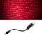 Annadue Romantisches USB Projektorlicht, Flexible USB Nachtlampe, Geeignet für alle Autos, Party, Wohnzimmer, Projektor Deckenstern, Rotlichtlampe