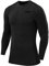 TCA Men Long Sleeve Compression Shirt, Athletic Workout Sports Undershirt Base Layer Top - Black Stealth, XL