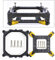 NMD&LR Soporte De Ventilador De Refrigeración De CPU, Soporte De Radiador De CPU con Hebilla De Computadora De Escritorio para Intel 115X 1366 2011 Multiplataforma