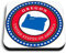 1 x Square MDF Fridge Magnet - Oregon USA American State Travel 5760