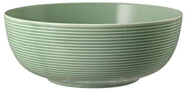 Seltmann Weiden Foodbowl 20 cm - Porzellan, gegossen, Modern mit rustikalen Elementen, Salbeigrün, rund, 1.72 Liter, Mikrowellengeeignet, Schüssel, 1 Stück