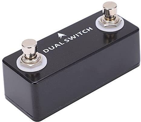 Dual Footswitch Momentary Guitar Footswitch Pedal Lock Foot Controller mit 6,35 Mm Klinke