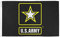 AZ FLAG - Flagge Heer der Streitkräfte der Vereinigten Staaten - 90x60 cm - United States Army Fahne 100% Polyester mit Messing-Ösen - UV-beständig - Vives Farben - 50g