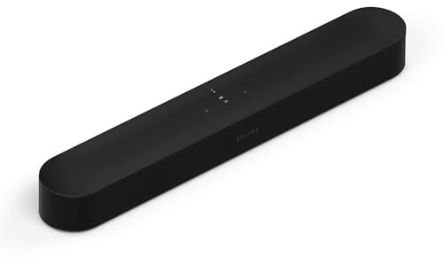 Sonos Beam (Gen 2) Intelligente Soundbar für kompakte TVs mit Dolby Atmos-Technologie