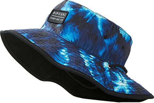 Rip Curl Revo Valley Mid Brim Booney Wendehut Stoffhut Sommerhut Sonnenhut (One Size - schwarz-blau)