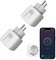 Prise intelligente Zigbee Smart Outlet: avec minuterie fonction, application Tuya et commande vocale, moniteur d'énergie, hub ZigBee requis, fonctionne avec Alexa (Zigbee, paquet de 2)