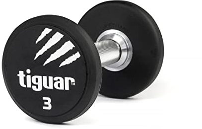 TIGUAR Dumbbell PU 3 kg TI-WHPU0030 Gewichte, Erwachsene, Unisex, Mehrfarbig (Mehrfarbig), Einheitsgröße