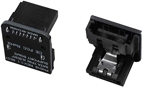 Spamietz Sata - Placa base de 7 hembra a 7 , placa base para ordenadores de sobremesa SSD HDD