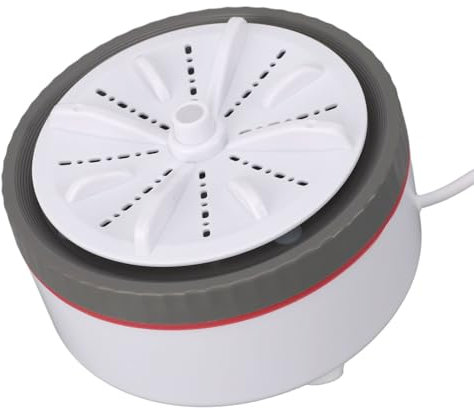 Machine à Laver Portable, Mini Machine à Laver à Turbine Réglable Alimentée par USB, Nettoyage Puissant, Multifonction, Mini Laveuse Turbo Compacte pour Petits Vêtements, Lavage