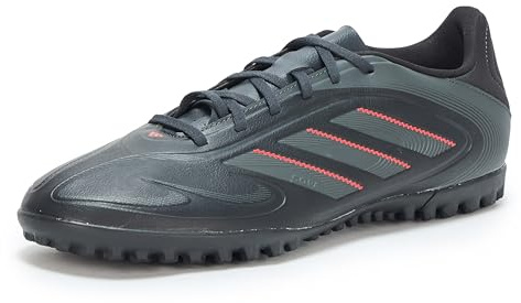 Adidas Unisex-Adult Copa Pure 3 Club Turf Soccer, Black/Carbon/Lucid Red, 12