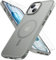 Miracase Magnetic for iPhone 15 Case 6.1 Inch [Compatible with MagSafe] [with 2X Screen Protectors] Military-Grade Protection, Anti-Fingerprint, Slim Phone Cover for iPhone 15 - Grey