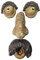 Leuchtendes Baumgesicht, Dekoration, lustiger Alter Mann, Baumhänger, Hofkunst, leuchtendes Ornament für Garten, Fotografie-Requisiten, Stil 2, Baumgesicht, Gartendeko, lustiges leuchtendes Baumgesic