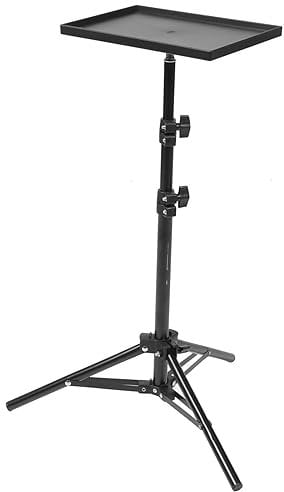 Toyvian Projector and Laptop Stand - Portable Multifunctional DJ Stand with Adjustable Height for Office, Studio, Computer, Book