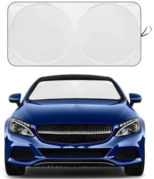 Faltbar Auto Sonnenschirm 150 X 70Cm Auto-Windschutzscheibe Sonnenschutz Sonnenschutz Abdeckung Sonnenblende Für Die Frontscheibe Frontscheibe