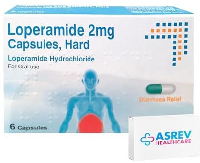 48 Diarrhoea Relief 2mg Capsules Loperamide Hydrochloride Tablets (8x6) - Brands May Vary