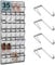 YTUGIL Over Door Shoe Storage Organiser - 35 Pockets Over The Door Storage, Hanging Shoe Rack Holder Organiser for Door Closet Mesh Shoe Holder Hanger (White)