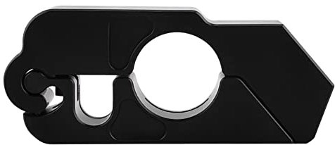 Universelle Motorradlenker-Bremshebelsperre aus Aluminiumlegierung, Fahrzeugsicherheit für Mehr Sicherheit (Schwarz)