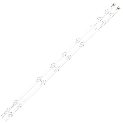 TVAAGHBCBR 2 pièces/Ensemble 560mm 3V1W TV LED rétro-éclairage Bandes Barre Compatible for LG Innotek 32 Pouces NDF UDULED0GS038 32W8S1P 32MD304V 32MD304X